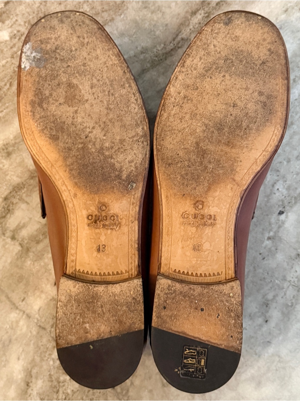 GUCCI 1953 Horsebit Leather Loafer Brown 13 / 13.5 US $1000 Brixton Jordaan - Picture 9 of 10